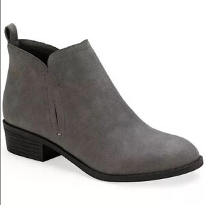 Sun + Stone Grey Cadee Ankle Booties